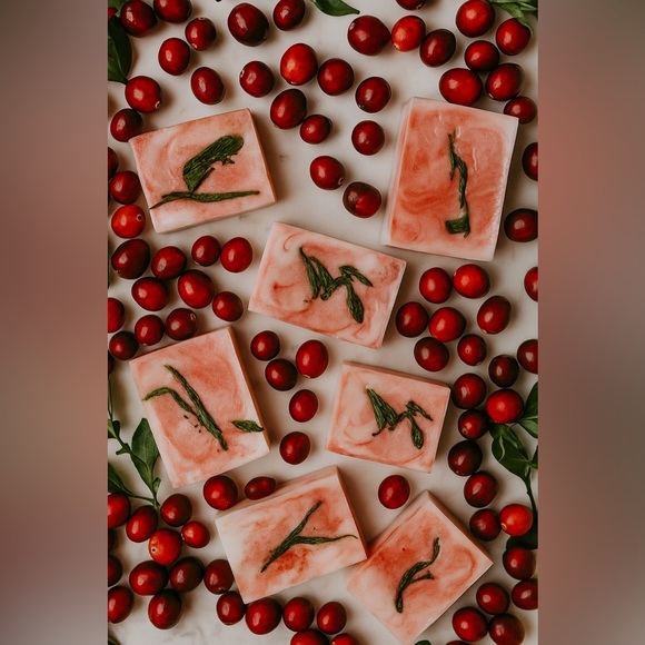 Other - 🍂 Cranberry Cream Goatsmilk Soap quantity 1